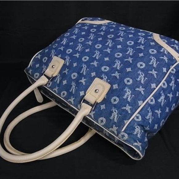 Vintage MCM denim satchel - Picture 2 of 6